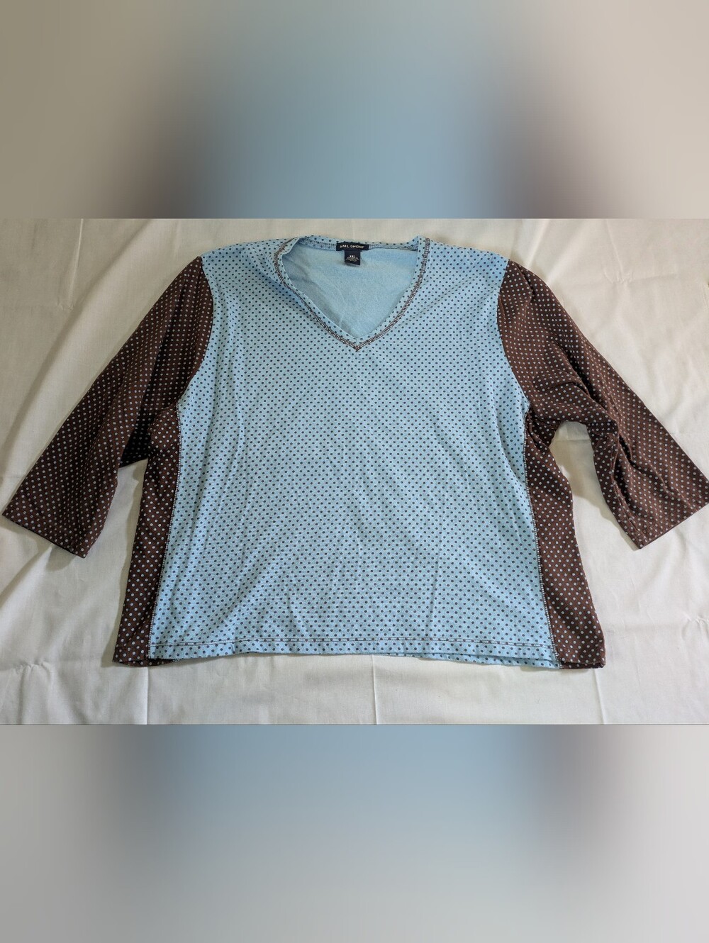 SML Sport Polka Dot 3/4 Sleeve Top